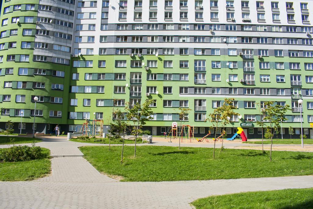 Jacuzzi Apartcomplex Kaskad, Панорамный Вид Центр Минска Kültér fotó